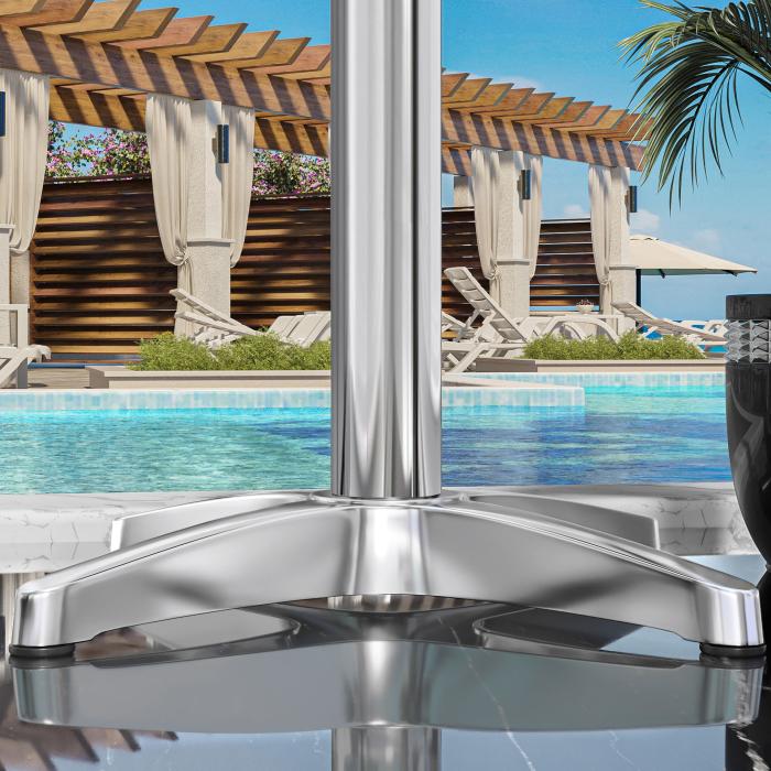 CPBL | HPL Bistro Table | Ø:H 70 x 78 cm | Concrete / Aluminium | Foldable + additional weight | Round CPBL | HPL Bistro Table | Ø:H 70 x 78 cm | Concrete / Aluminium | Foldable + additional weight | Round