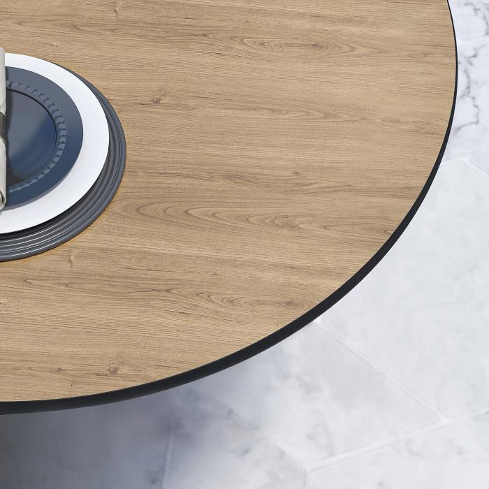 CPBL | HPL Bistro Table | Ø:H 70 x 78 cm | Oak / Aluminium | Foldable + additional weight | Round CPBL | HPL Bistro Table | Ø:H 70 x 78 cm | Oak / Aluminium | Foldable + additional weight | Round