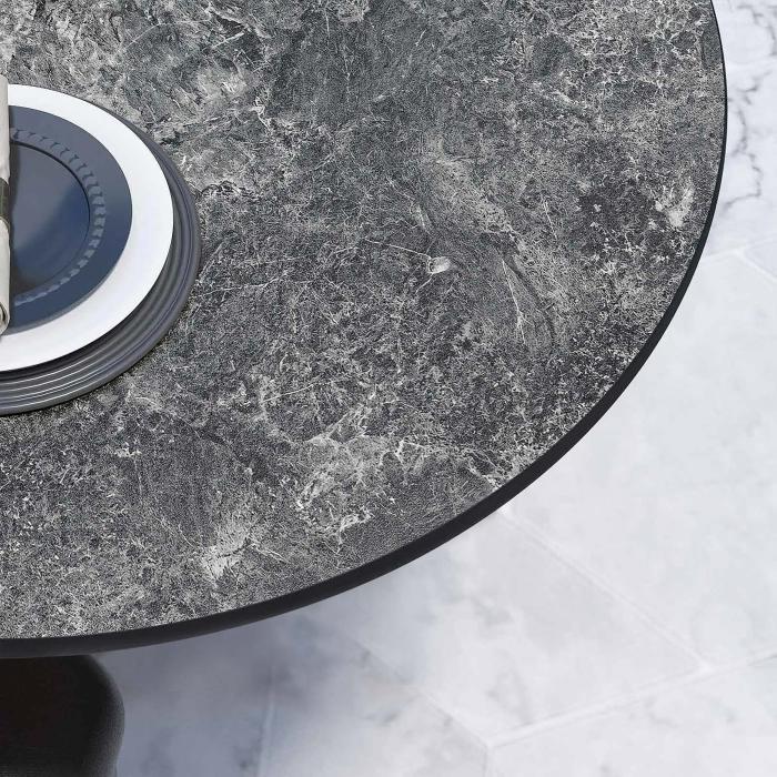 CPBL | HPL Bistro Table | Ø:H 70 x 78 cm | Rock / Aluminium | Foldable + additional weight | Round CPBL | HPL Bistro Table | Ø:H 70 x 78 cm | Rock / Aluminium | Foldable + additional weight | Round
