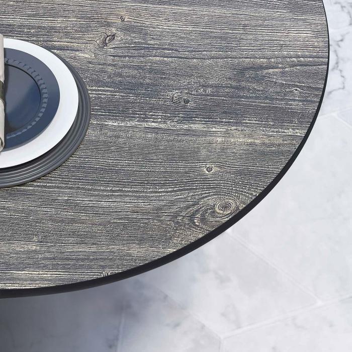 CPBL | HPL Bistro Table | Ø:H 70 x 78 cm | Rustic Pine / Aluminium | Foldable + additional weight | Round CPBL | HPL Bistro Table | Ø:H 70 x 78 cm | Rustic Pine / Aluminium | Foldable + additional weight | Round