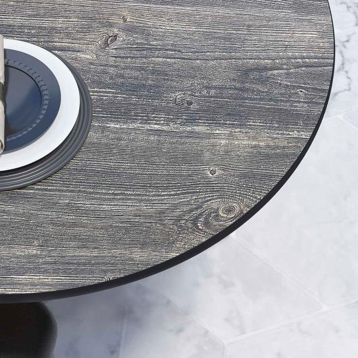 CPBL | HPL Bistro Table | Ø:H 70 x 78 cm | Rustic Pine / Aluminium | Foldable + additional weight | Round CPBL | HPL Bistro Table | Ø:H 70 x 78 cm | Rustic Pine / Aluminium | Foldable + additional weight | Round