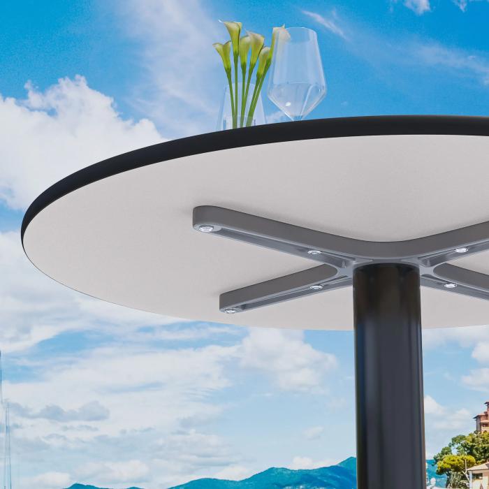 CPBL | Tavolo lounge compatto | Ø:H 60 x 42 cm | nero / alluminio | peso aggiuntivo CPBL | Tavolo lounge compatto | Ø:H 60 x 42 cm | nero / alluminio | peso aggiuntivo
