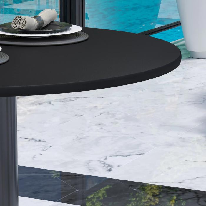 CPBL | Tavolo lounge compatto | Ø:H 60 x 42 cm | nero / alluminio | peso aggiuntivo CPBL | Tavolo lounge compatto | Ø:H 60 x 42 cm | nero / alluminio | peso aggiuntivo