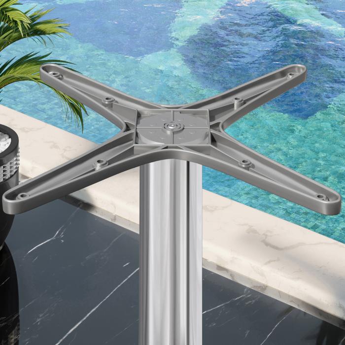 CPBL | HPL bistrobord | Ø:H 70 x 78 cm | Rustikk furu / aluminium | Ekstra vekt | Rundt CPBL | HPL bistrobord | Ø:H 70 x 78 cm | Rustikk furu / aluminium | Ekstra vekt | Rundt