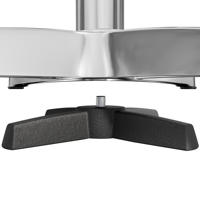 CPBL | HPL bistrobord | Ø:H 70 x 78 cm | Svart marmor / aluminium | Ekstra vekt | Rundt CPBL | HPL bistrobord | Ø:H 70 x 78 cm | Svart marmor / aluminium | Ekstra vekt | Rundt