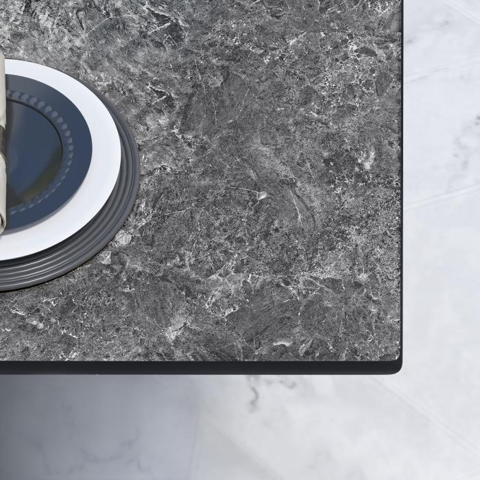 CPBL | HPL Bistro Table | W:D:H 70 x 70 x 78 cm | Rock / Aluminium | Foldable + additional weight | Square CPBL | HPL Bistro Table | W:D:H 70 x 70 x 78 cm | Rock / Aluminium | Foldable + additional weight | Square