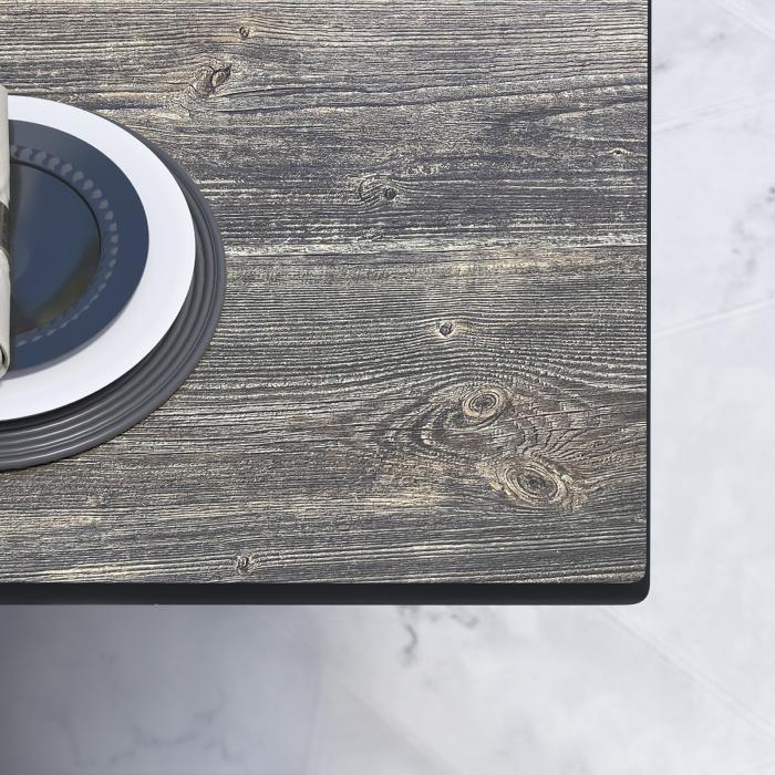 CPBL | HPL Bistro Table | W:D:H 70 x 70 x 78 cm | Rustic Pine / Aluminium | Foldable + additional weight | Square CPBL | HPL Bistro Table | W:D:H 70 x 70 x 78 cm | Rustic Pine / Aluminium | Foldable + additional weight | Square