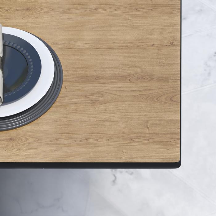 CPBL | HPL bistrobord | B:D:H 70 x 70 x 78 cm | Eik / aluminium | Ekstra vekt | Torget CPBL | HPL bistrobord | B:D:H 70 x 70 x 78 cm | Eik / aluminium | Ekstra vekt | Torget