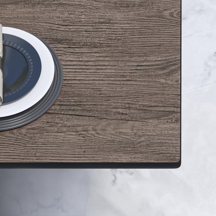 CPBL | HPL bistrobord | B:D:H 70 x 70 x 78 cm | Wenge / aluminium | Ekstra vekt | Torget CPBL | HPL bistrobord | B:D:H 70 x 70 x 78 cm | Wenge / aluminium | Ekstra vekt | Torget