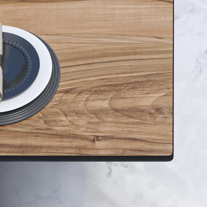 CPBL | HPL bistrobord | B:D:H 70 x 70 x 78 cm | Sheesham / Aluminium | Ekstra vekt | Torget CPBL | HPL bistrobord | B:D:H 70 x 70 x 78 cm | Sheesham / Aluminium | Ekstra vekt | Torget