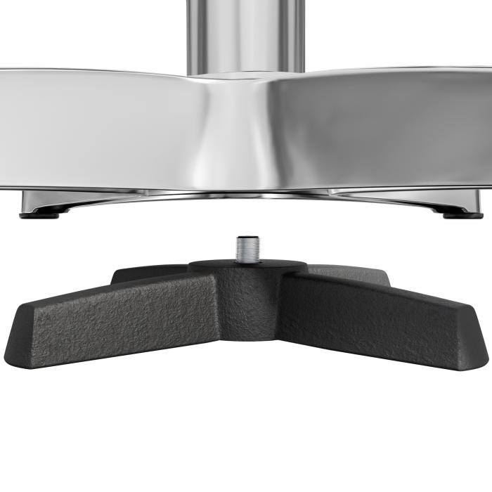 CPBL | HPL bistrobord | B:D:H 70 x 70 x 78 cm | Svart marmor / aluminium | Ekstra vekt | Torget CPBL | HPL bistrobord | B:D:H 70 x 70 x 78 cm | Svart marmor / aluminium | Ekstra vekt | Torget
