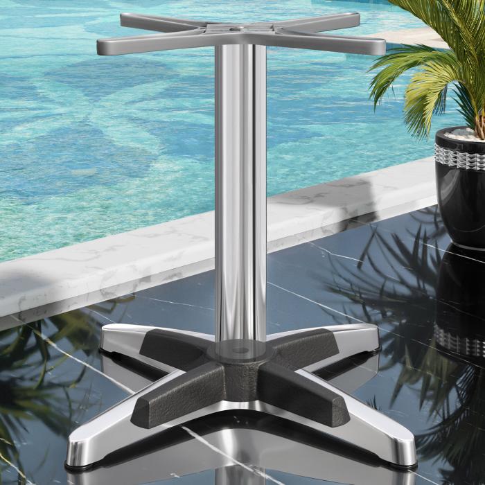 CPBL | HPL bistrobord | B:D:H 70 x 70 x 78 cm | Svart marmor / aluminium | Ekstra vekt | Torget CPBL | HPL bistrobord | B:D:H 70 x 70 x 78 cm | Svart marmor / aluminium | Ekstra vekt | Torget