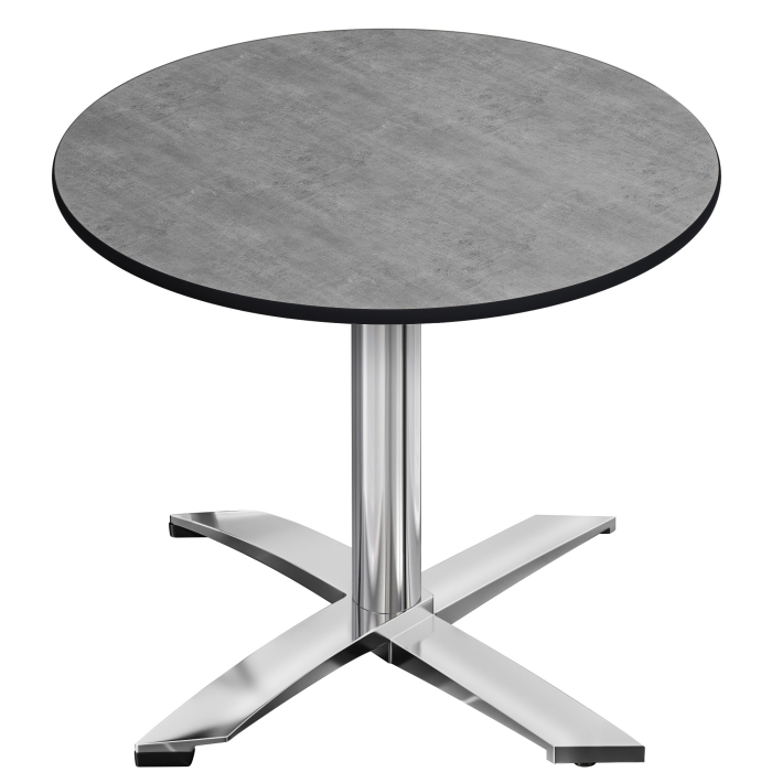 CPTG | Bistro Tisch | Ø:H 60 x 76 cm | Beton / Aluminium | Klappbar/ Zusatzgewicht