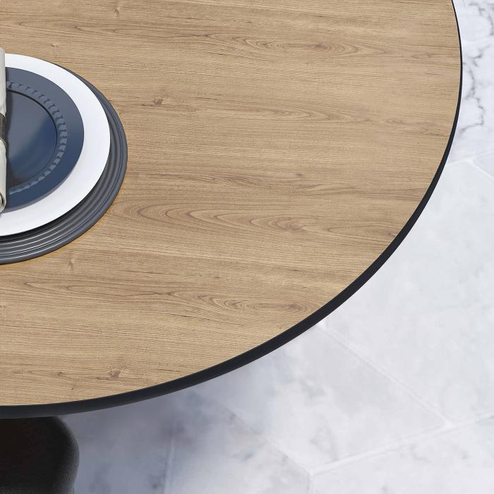 CPTG | Bistrobord | Ø:H 70 x 75 cm | Eik / Aluminium Svart | Sammenleggbar/tilleggsvekt CPTG | Bistrobord | Ø:H 70 x 75 cm | Eik / Aluminium Svart | Sammenleggbar/tilleggsvekt