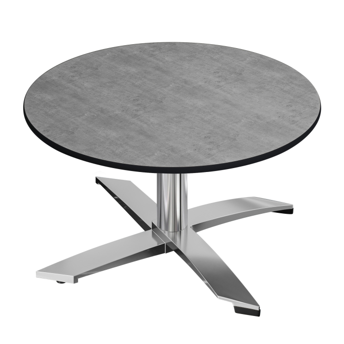 CPTG | Bistro Loungetisch | Ø:H 70 x 39 cm | Beton / Aluminium | Zusatzgewicht