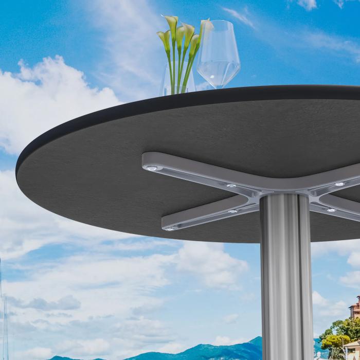 CPTG | Bistrobord | Ø:H 70 x 75 cm | Betong / aluminium | Ekstra vekt