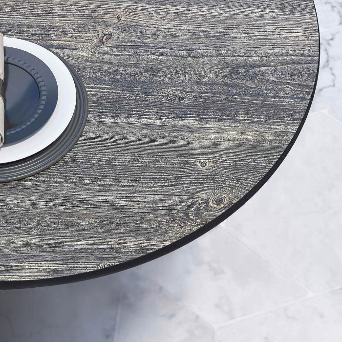 CPTG | Bistrobord | Ø:H 70 x 75 cm | Rustikk furu / aluminium | Ekstra vekt