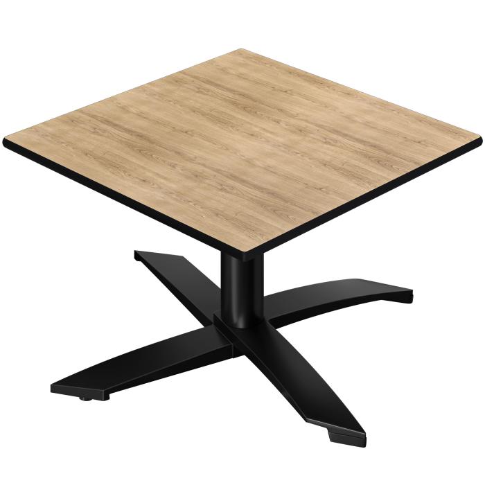 CPTG | Bistro-loungebord | B:D:H 60 x 60 x 39 cm | eg / aluminium sort | ekstra vægt CPTG | Bistro-loungebord | B:D:H 60 x 60 x 39 cm | eg / aluminium sort | ekstra vægt