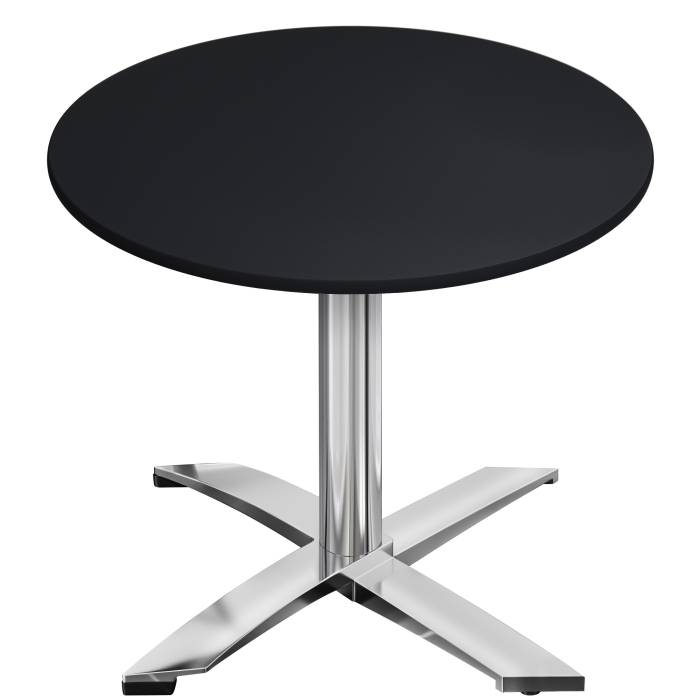 CPTG | Bistrobord | Ø:H 60 x 75 cm | Svart / Aluminium | Fällbart/ Extra vikt