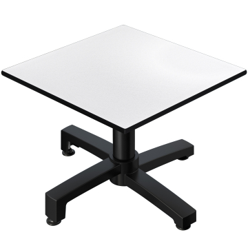 CPBC | Compact Loungetisch | B:T:H 70 x 70 x 42 cm | Wenge / Aluminium | Klappbar | Zusatzgewicht