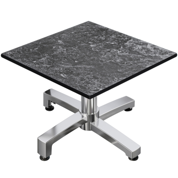 CPBC | Kompakt loungbord | B:T:H 60 x 60 x 42 cm | Felsen / Aluminium | Hopfällbart | Tilläggsvikt