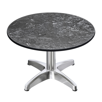CPBL | Compact Loungetisch | Ø:H 60 x 42 cm | Felsen / Aluminium | Zusatzgewicht