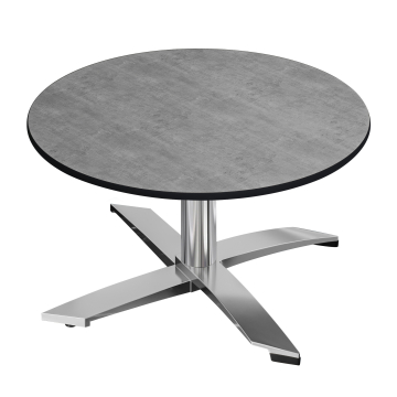 CPTG | Bistro Loungetisch | Ø:H 70 x 39 cm | Beton / Aluminium | Klappbar/ Zusatzgewicht