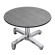 CPBC | Compact Loungetisch | Ø:H 60 x 42 cm | Beton / Aluminium | Klappbar | Zusatzgewicht