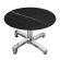 CPBC | Compact Lounge Table | ∅: H 70 x 42 cm | Black Marble / Aluminum | Additional Weight