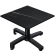 CPBC | Compact Loungetisch | B:T:H 70 x 70 x 42 cm | Schwarz Marmor / Aluminium | Klappbar | Zusatzg