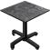 CPBC | HPL Bistro Table | W:D:H 70 x 70 x 78 cm | Rock / Aluminium | Foldable + additional weight | Square