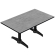 CPBL | Compact lounge table | W:D:H 120 x 70 x 42 cm | concrete / aluminium black | additional weigh