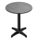 CPBL | HPL Compact Bistro Stehtisch | Ø 70 x 110 cm | + Ekstra vekt | Betong / Svart