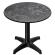 CPBL | HPL Bistro Table | Ø:H 70 x 78 cm | Rock / Aluminium | Foldable + additional weight | Round