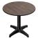 CPBL | HPL Bistro Table | Ø:H 70 x 78 cm | Wenge / Aluminium | Foldable + additional weight | Round