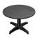 CPBL | Tavolo lounge compatto | Ø:H 70 x 42 cm | antracite / nero alluminio | peso aggiuntivo
