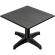 CPBL | Compact lounge table | B:D:H 70 x 70 x 42 cm | antracit / aluminiumsvart | fällbart | extra vikt