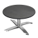 CPTG | Bistro Loungetisch | Ø:H 70 x 39 cm | Anthrazit / Aluminium | Klappbar/ Zusatzgewicht