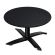 CPTG | Bistro Loungetisch | Ø:H 60 x 39 cm | Schwarz / Aluminium Schwarz | Zusatzgewicht
