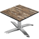 CPTG | Bistro Loungetisch | B:T:H 70 x 70 x 39 cm | Vintage Old / Aluminium | Zusatzgewicht