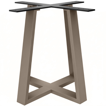 CROSS | Base de mesa bistró | Altura: 72 cm | Pie: 48 x 48 cm | Negro