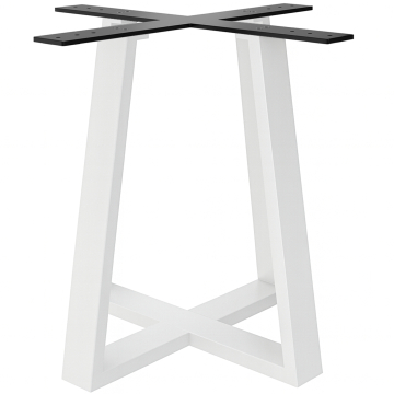 CROSS | Bistro Bordställning | Höjd: 72 cm | Fot: 48 x 48 cm | Vit