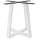 CROSS | Estructura de mesa bistró | Altura: 72 cm | Base: 48 x 48 cm | Blanco