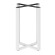 CROSS STRAIGHT | Bistro Tischgestell | Höhe: 72 cm | Fuß: 58 x 58 cm | Weiß