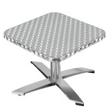 CT | Bistro Loungetisch | 60x60xH39cm | Edelstahl / Aluminium | Zusatzgewicht