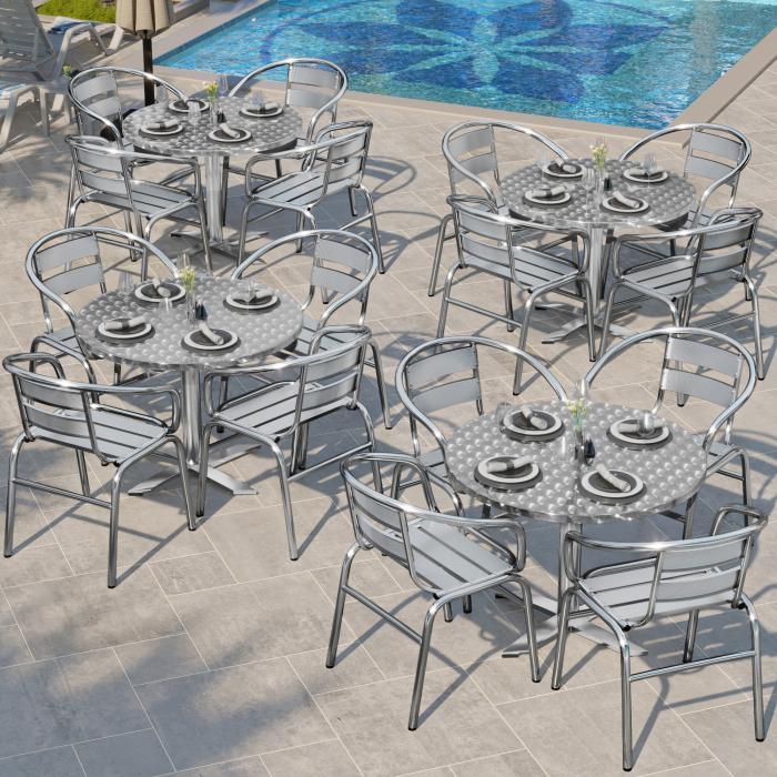 CT | bistrobord | Ø60xH75cm | rustfritt stål / aluminium | ekstra vekt | Sammenleggbar CT | bistrobord | Ø60xH75cm | rustfritt stål / aluminium | ekstra vekt | Sammenleggbar