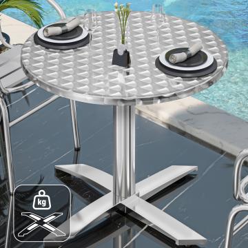 CT | bistrobord | Ø60xH75cm | rustfritt stål / aluminium | ekstra vekt