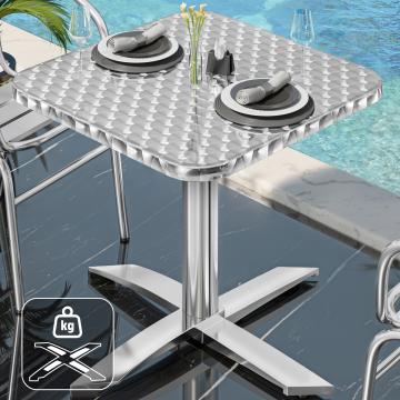 CT | bistrobord | 60x60xH75cm | rustfritt stål / aluminium | ekstra vekt
