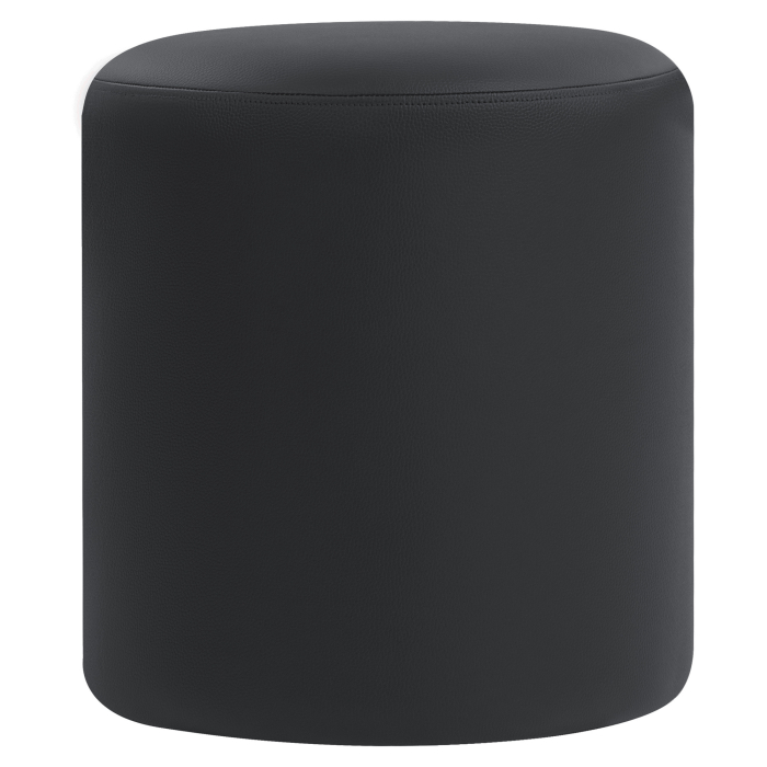 CUBO | Bistro kubesæde | Sort | Læder | Ø 42 cm