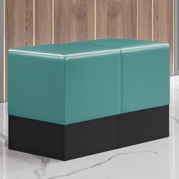 CUBO | Horeca Poef Set | Taupe | Leer